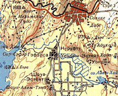 Scanned map example Scanned map example